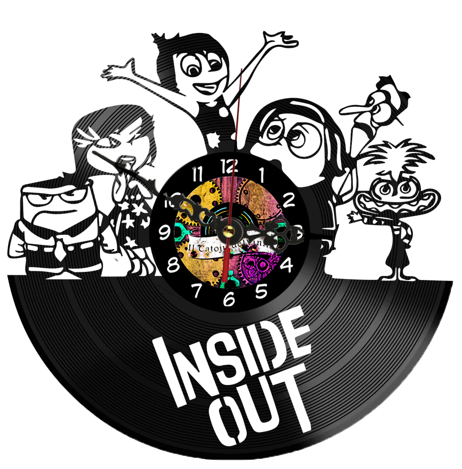 Orologio In Vinile : Inside out