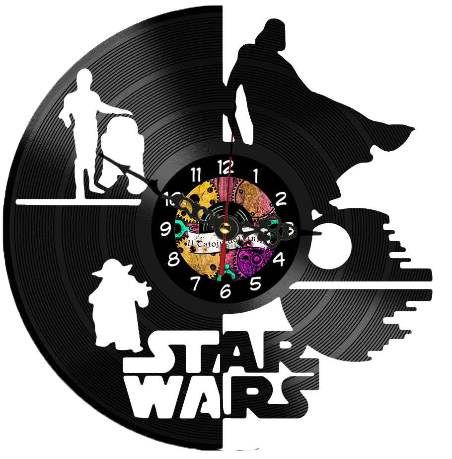 Orologio In Vinile : Star Wars