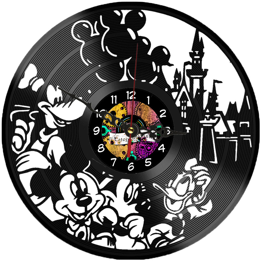 Orologio In Vinile Disney
