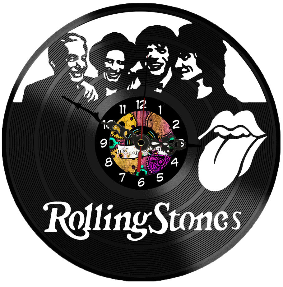 Orologio In Vinile : Rolling Stones