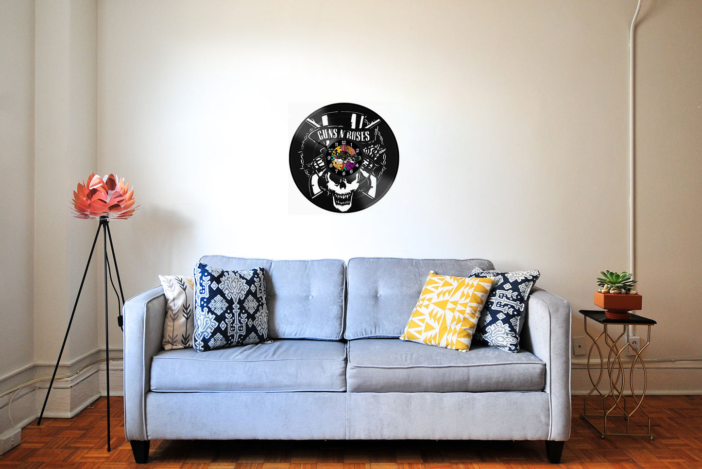 Orologio in Vinile: Guns and roses