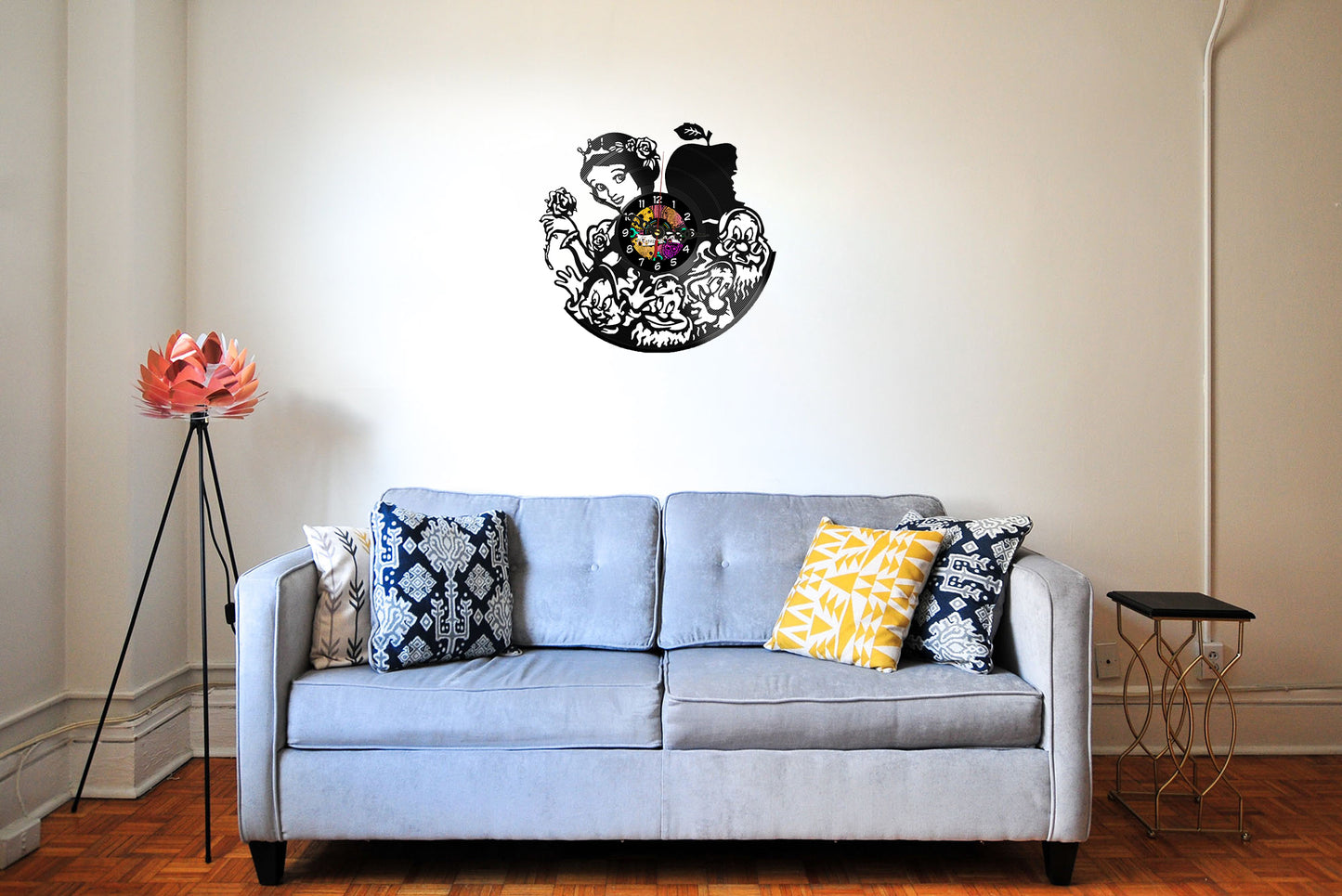 Orologio In Vinile Biancaneve