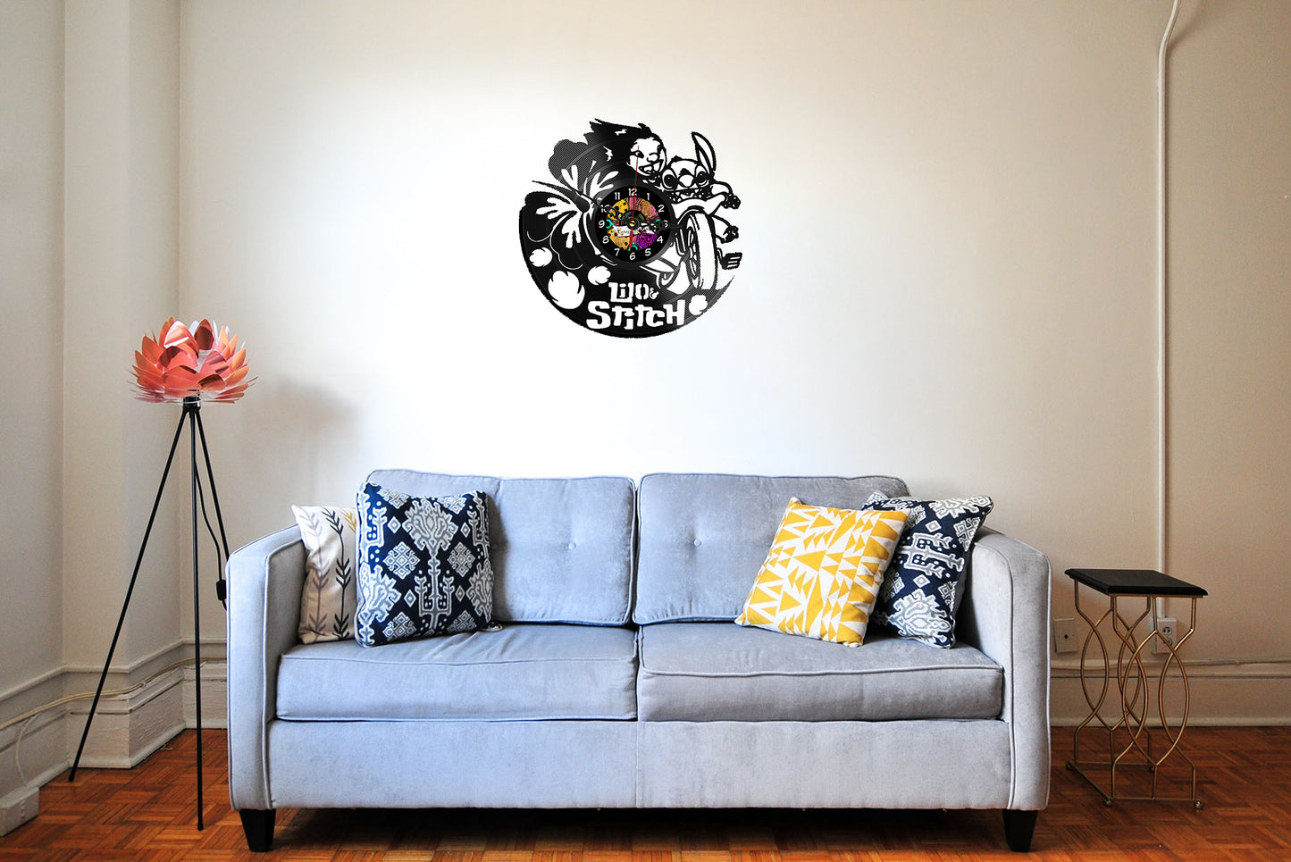 Orologio In Vinile Lilo & Stitch