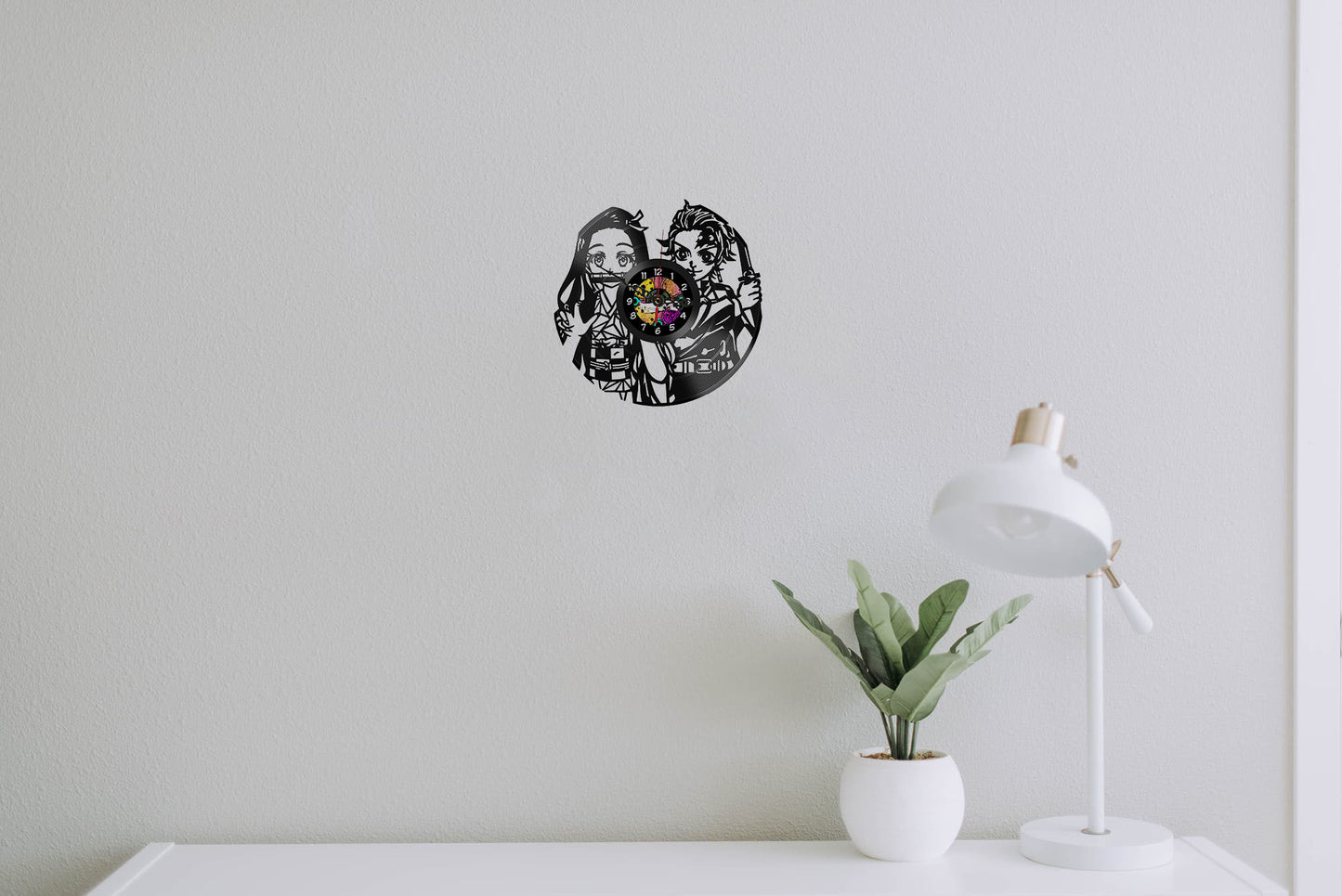 Orologio in Vinile: Demon Slayer