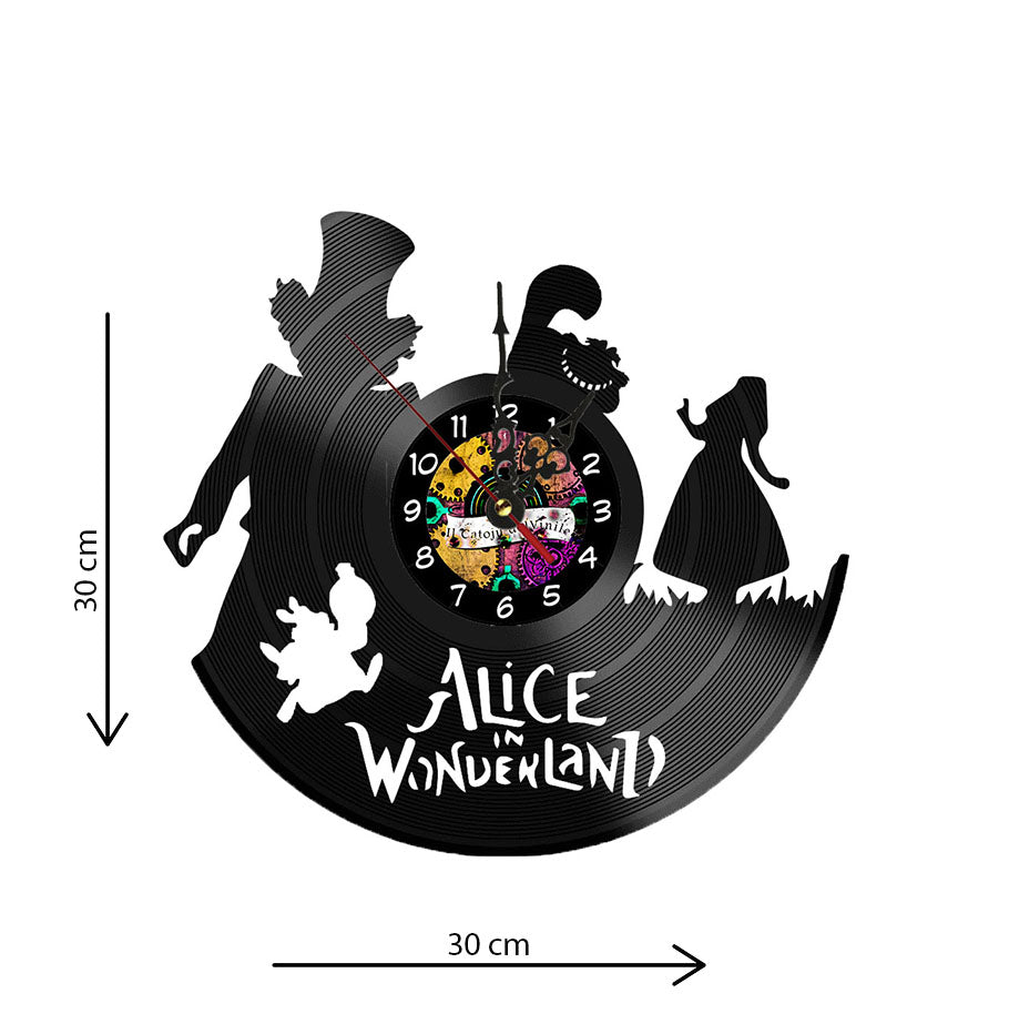 Orologio In Vinile : Alice in the Wonder[land
