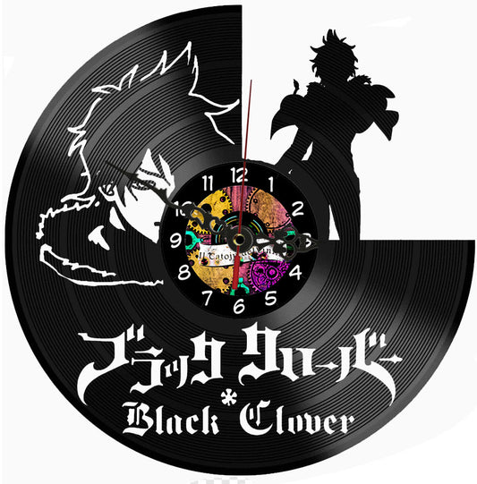 Orologio in Vinile Black Clover Yuno