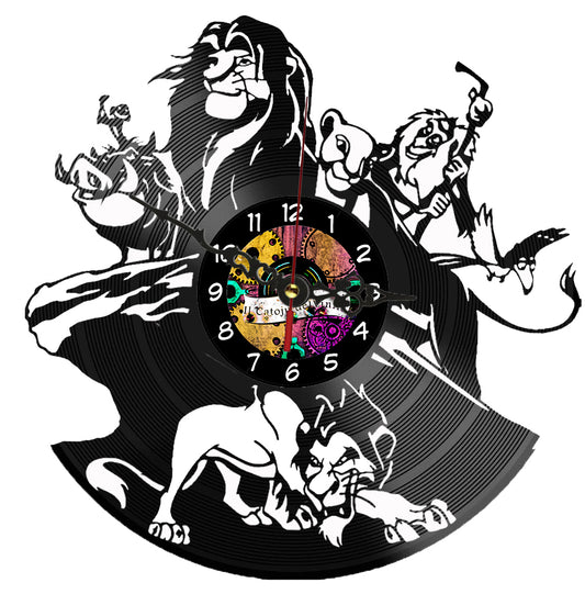 Orologio In Vinile Il Re Leone
