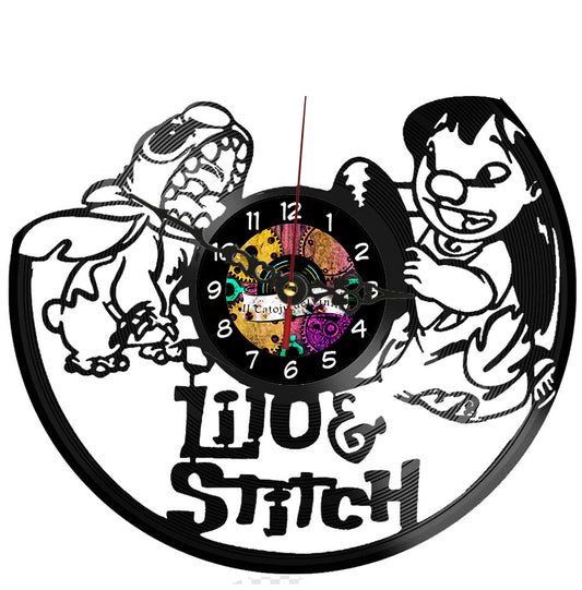 Orologio In Vinile Lilo & Stitch 2.0