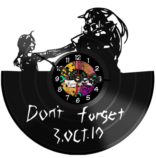 Orologio in Vinile: Full Metal Alchemist
