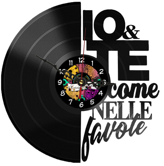 Orologio in Vinile: io e te nelle favole