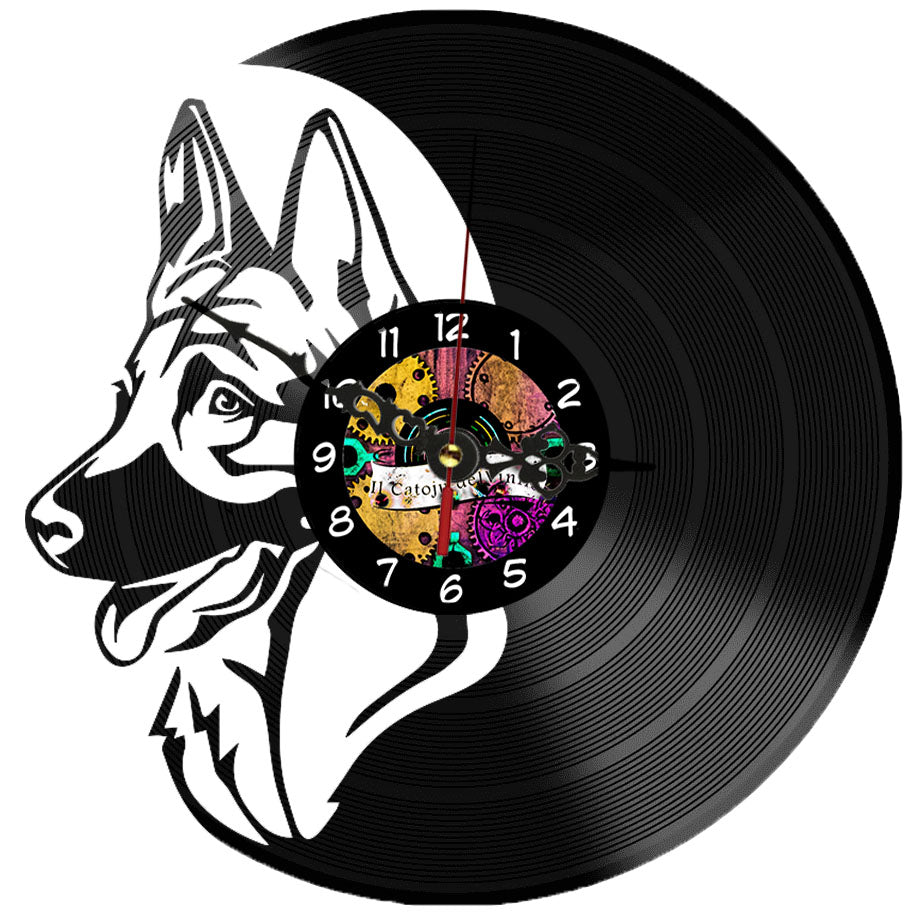 Orologio in Vinile: Cane Pastore Tedesco