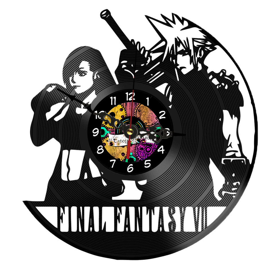 Orologio In Vinile : Final Fantasy VII