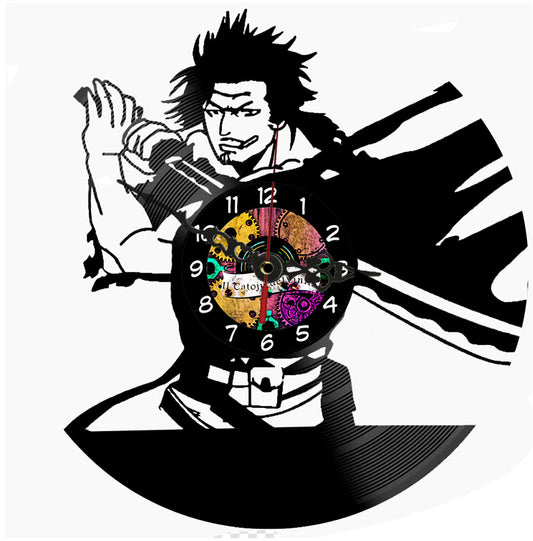 Orologio in Vinile Black Clover Yami
