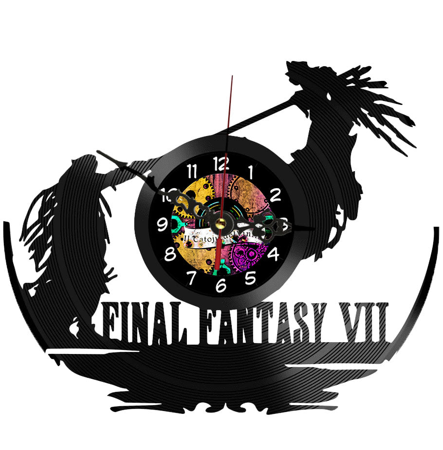 Orologio In Vinile : Final Fantasy VII