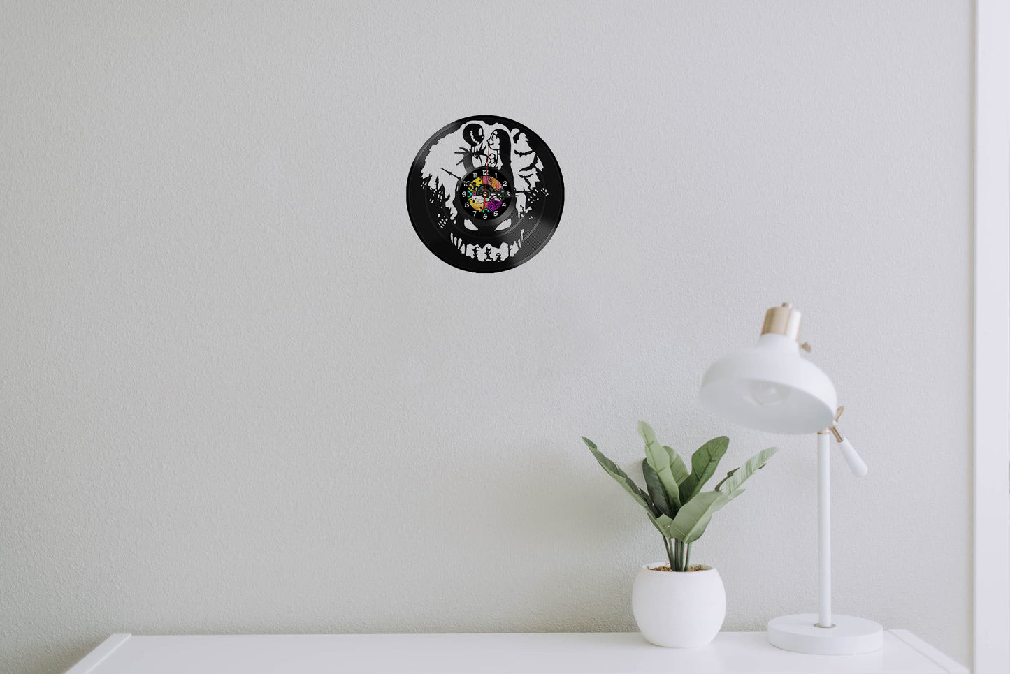 Orologio In Vinile : Nightmare Before Christmas Jack & Sally