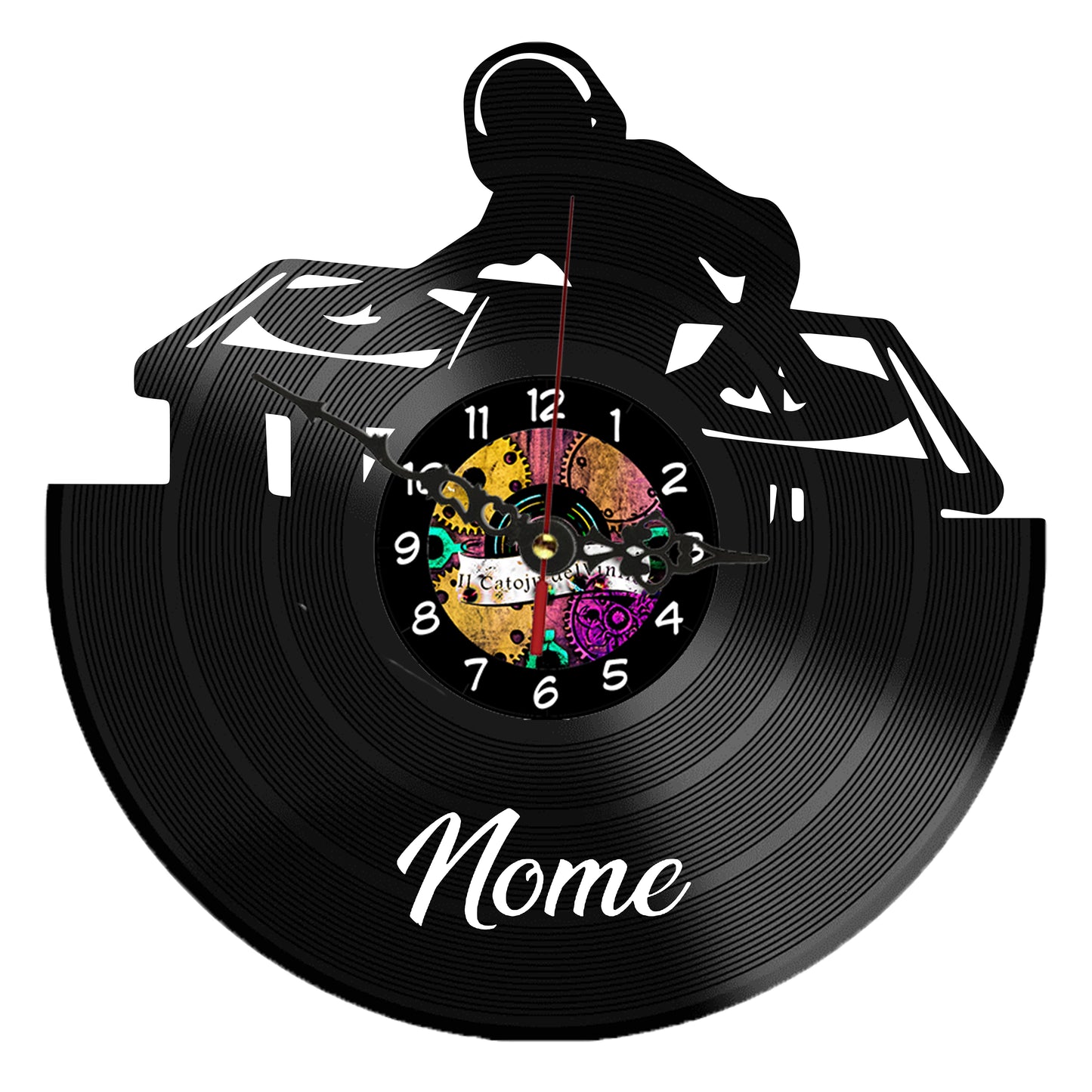 Orologio In Vinile :DJ Personalizzato