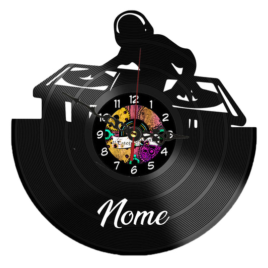 Orologio In Vinile :DJ Personalizzato